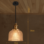 Suspension cloche en verre – Image 11