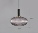 Suspension en verre vintage – Image 24