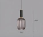 Suspension en verre vintage – Image 22