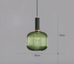 Suspension en verre vintage – Image 20