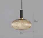 Suspension en verre vintage – Image 18