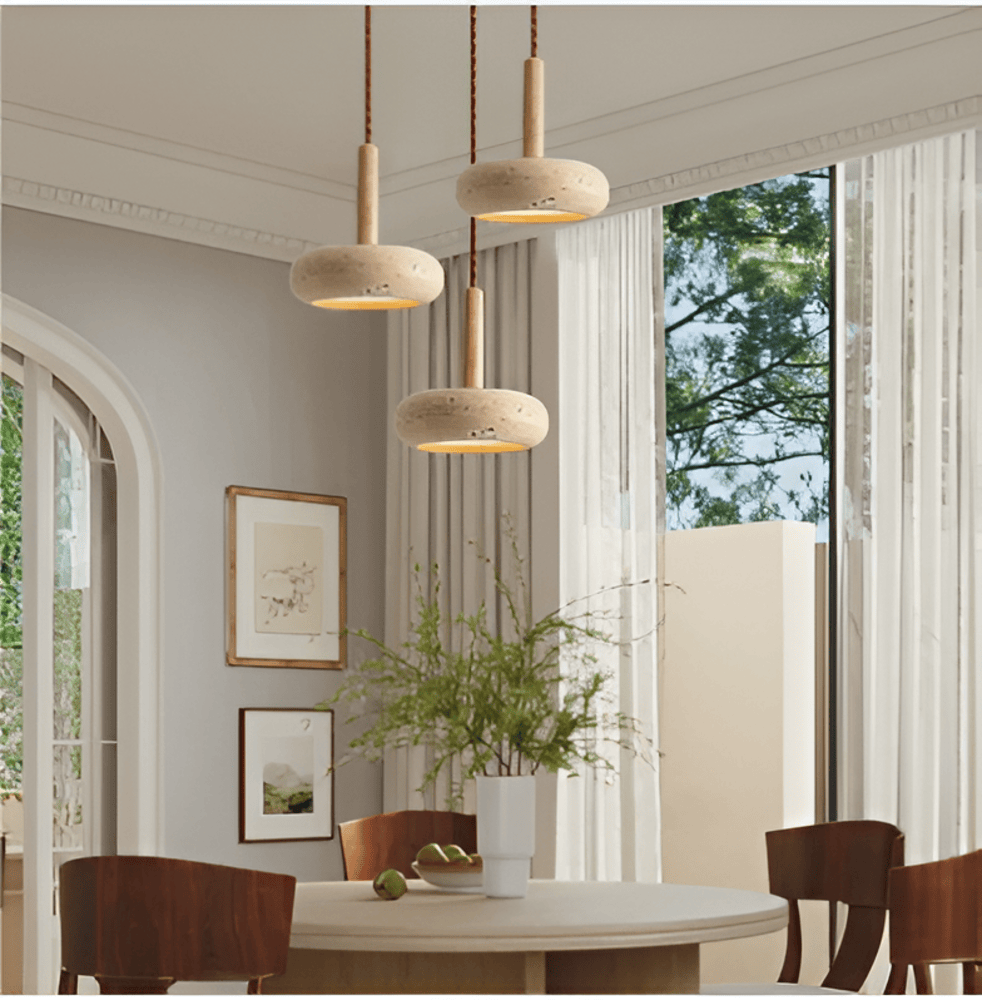 OpulentKramfargad Suspension en pierre naturelle – Image 1