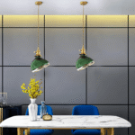 Suspension géométrique nordique rainurée – Image 2