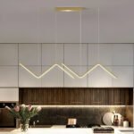 Suspension LED triangulaire luxueuse – Image 5