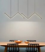 Suspension LED triangulaire luxueuse – Image 6