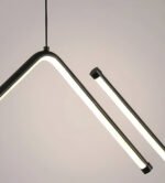 Suspension LED triangulaire luxueuse – Image 7