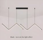 Suspension LED triangulaire luxueuse – Image 14