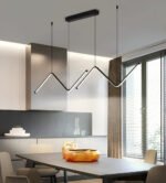 Suspension LED triangulaire luxueuse – Image 2