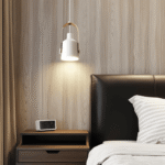 Suspension en métal avec grain de bois nordique – Image 8