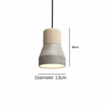 Suspension avec touches de bois – Image 9