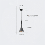 Suspension moderne en métal et aluminium – Image 20