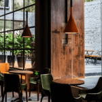 Suspension moderne en métal et aluminium – Image 2