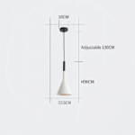 Suspension moderne en métal et aluminium – Image 17