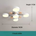 Plafonnier LED contemporain pour salon – Image 18