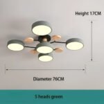 Plafonnier LED contemporain pour salon – Image 19