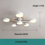 Plafonnier LED contemporain pour salon – Image 21