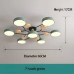 Plafonnier LED contemporain pour salon – Image 25