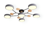 Plafonnier LED contemporain pour salon – Image 34