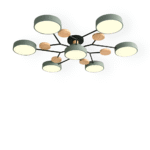 Plafonnier LED contemporain pour salon – Image 36