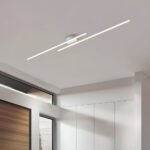 Plafonnier LED semi-encastré classique en aluminium – Image 17