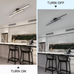 Plafonnier LED semi-encastré classique en aluminium – Image 19