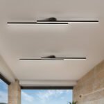 Plafonnier LED semi-encastré classique en aluminium – Image 9
