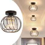 Plafonnier en verre de style scandinave – Image 10