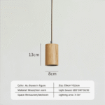 Suspension design bois et maille d'acier – Image 16