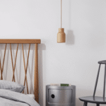 Suspension design bois et maille d'acier – Image 6