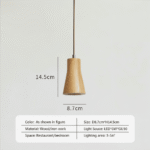 Suspension design bois et maille d'acier – Image 7