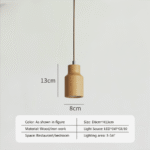 Suspension design bois et maille d'acier – Image 8
