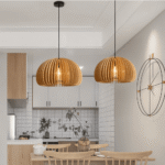 Suspension en bois et fer – Image 5