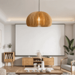 Suspension en bois et fer – Image 3