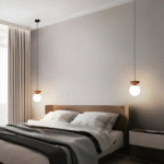 Plafonnier japonaise minimaliste – Image 4