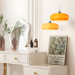 Suspension rétro minimaliste en verre – Image 3