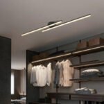 Plafonnier couloir led double barre