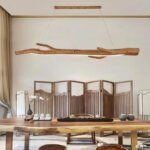 Plafonnier bois flotté suspension massif – Image 8