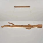 Plafonnier bois flotté suspension massif – Image 17