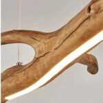 Plafonnier bois flotté suspension massif – Image 21