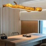 Plafonnier bois flotté suspension massif – Image 18