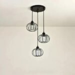 Plafonnier 3 lampes élégantes industriel – Image 7