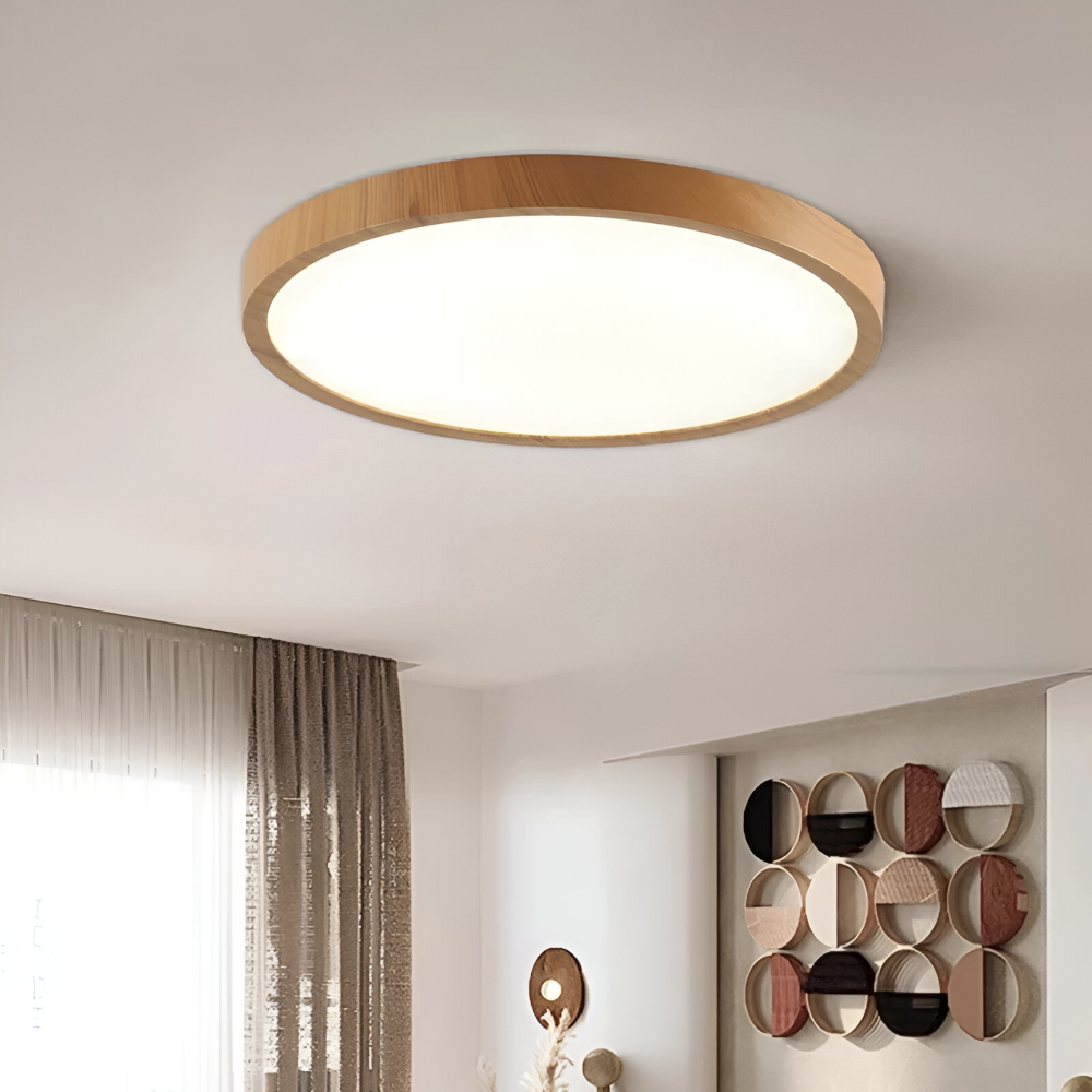 StylishRoundCeilingLight-1 Plafonnier rond élégant – Image 1