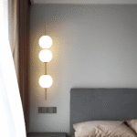 Suspension avec boule en verre mat – Image 5