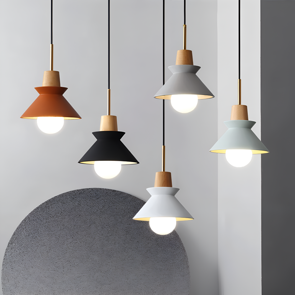 VibrantMacaronPendantLight-1 Suspension moderne nordique – Image 1