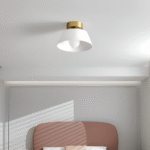 Plafonnier LED métallique rétro noir et blanc – Image 11