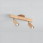 Plafonnier cylindrique Spot en bois – Image 11