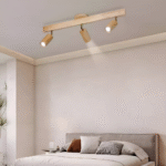 Plafonnier cylindrique Spot en bois – Image 4