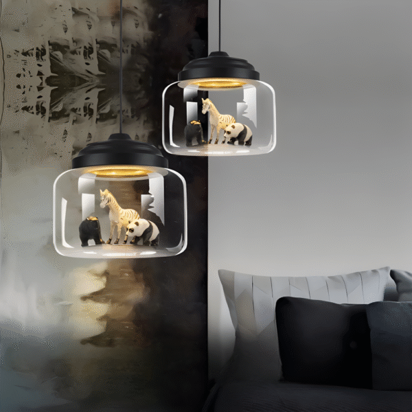 Suspension panda décoratif