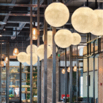 Suspension lumineuse motif lune – Image 2